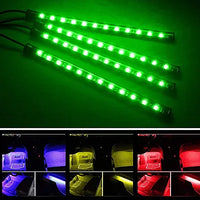 Benzi Ambientale 12LED Auto 8 Culori Telecomanda