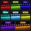 Benzi Ambientale 12LED Auto 8 Culori Telecomanda