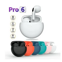 Casti wireless Pro6 Bluetooth 5.0 Control tactil Microfon incorporat