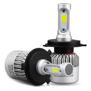 Set 2 becuri cu led Auto H7 72w/8000 Lumeni 6500k S2