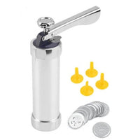 Aparat pentru fursecuri, biscuiti cu 10 forme, 4 palnii din inox