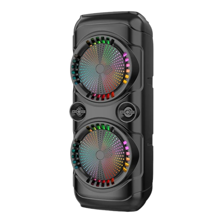 Boxa portabila ZQS8229, 120W PMPO, BT/FM/AUX/USB, RGB, microfon