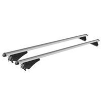 Bare Transversale Portbagaj din Aluminiu pentru Auto cu Bare Lipite de Plafon