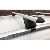 Bare Transversale Portbagaj din Aluminiu pentru Auto cu Bare Lipite de Plafon