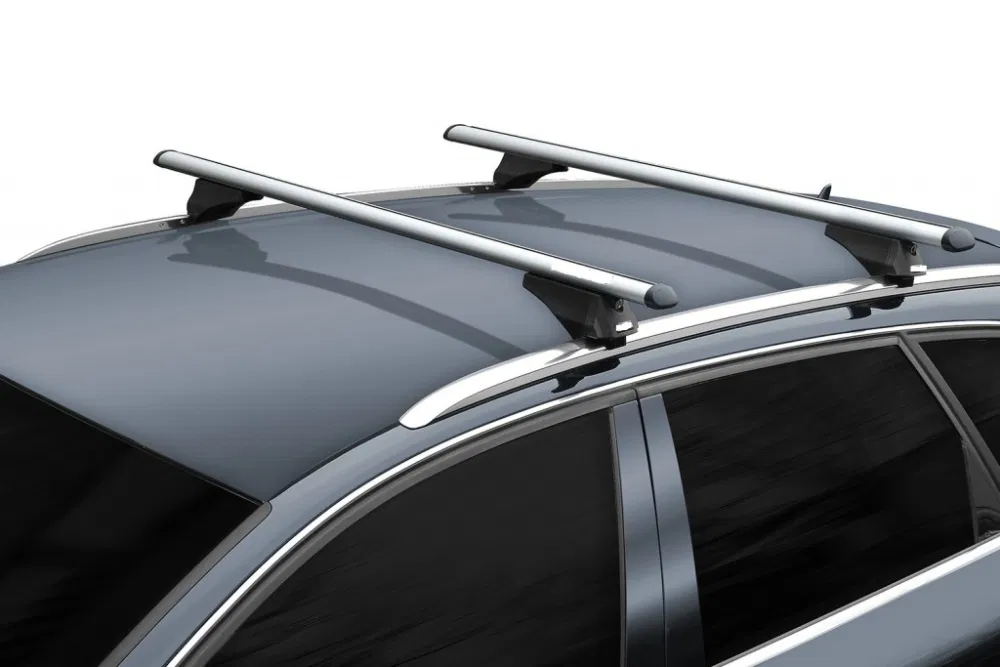 Bare Transversale Portbagaj din Aluminiu pentru Auto cu Bare Lipite de Plafon