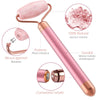 Set aparat de Masaj Facial si Corporal cu Vibratii, Rola din Jad Natural, antirid, lifting facial