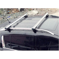 SET2 Bare Transversale Portbagaj din Aluminiu cu antifurt, pentru toate masinile dotate cu bare longitudinale