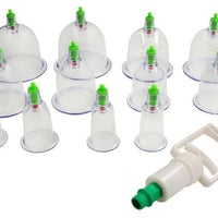 Set 12 ventuze din silicon, cu vacuum, pentru masaj